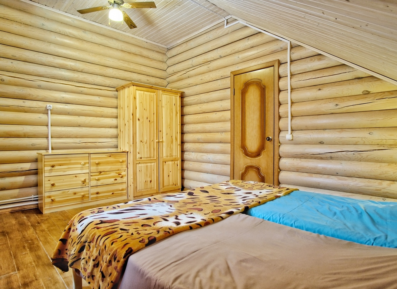 Спальня в отеле "Мелодия леса"